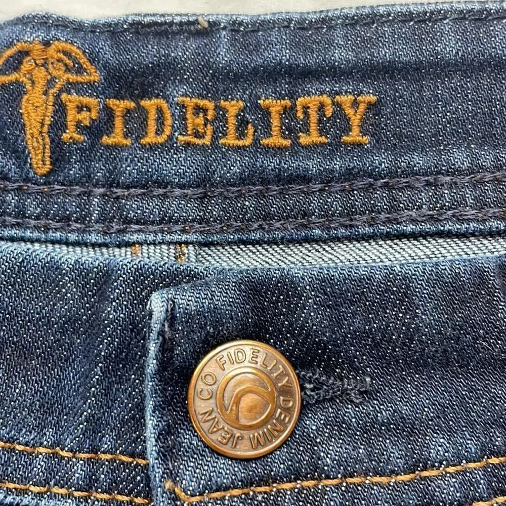 Fidelity Slim Jim Town Rinse Jeans Size 31